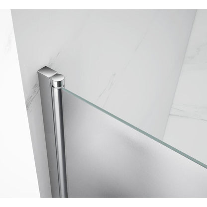 PILOT Duschkabine, 700x700 mm, mit Drehtür, Brick Glas