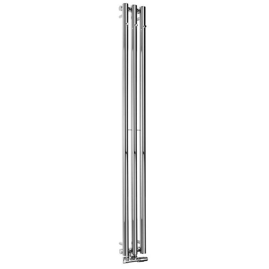 PILON Badheizkörper 196x1800mm, mit 3 Haken, 300W,Chrom