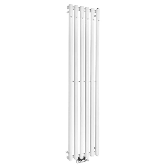 PILON Badheizkörper 418x1800mm,800W, mit 6 Haken, Weiß matt