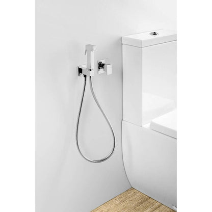 LATUS Unterputz-Armatur mit WC-Handbrause, Chrom