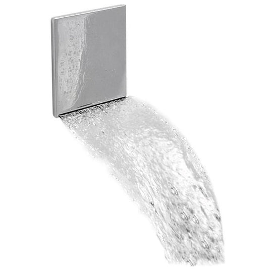 Einlauf 100x5mm, Chrom