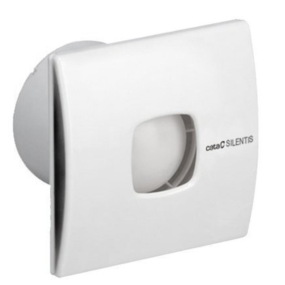 SILENTIS 12 T Badlüfter axial mit Zeitschaltuhr, 20W, Rohrleitung 120mm, weiß