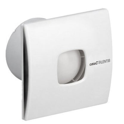 SILENTIS 12 T Badlüfter axial mit Zeitschaltuhr, 20W, Rohrleitung 120mm, weiß