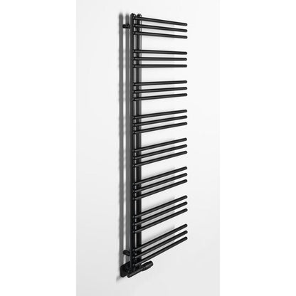 POSEIDON Badheizkörper 450x1540mm, Schwarz matt