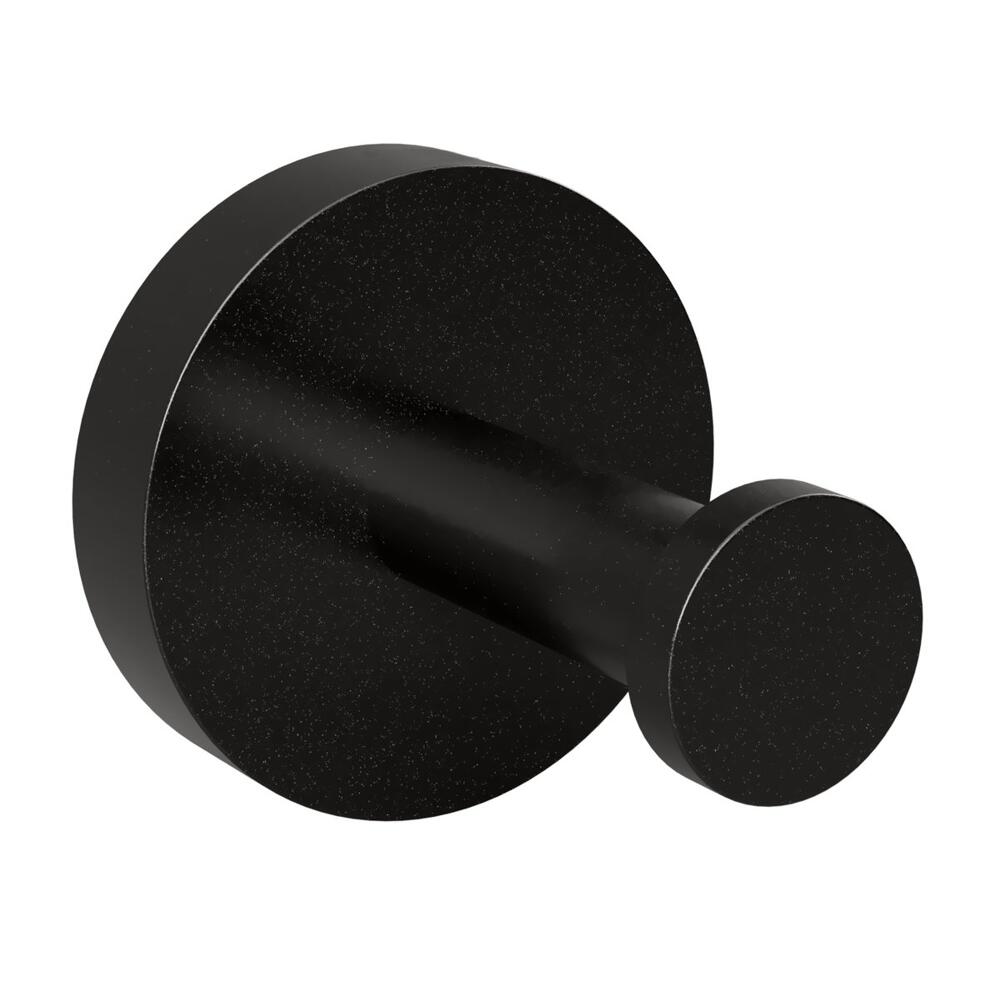 X-ROUND BLACK Haken, Schwarz matt