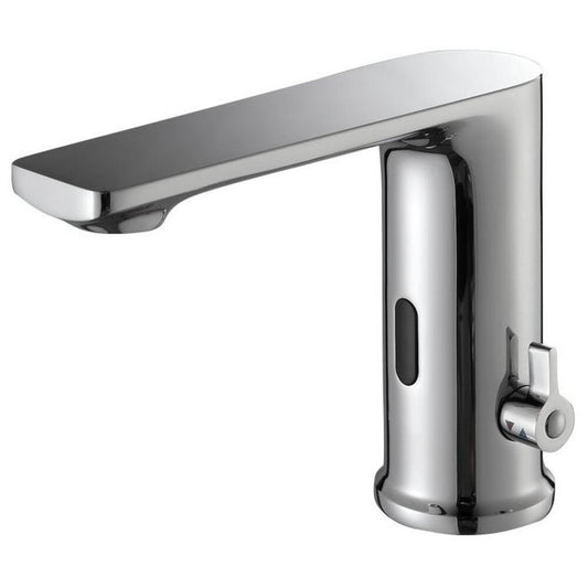 Sensor-Standarmatur mit Temperaturregelung, 6V DC (4xAA), Chrom