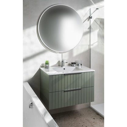 SLIM Keramik-Waschtisch, 81x46,5cm, Weiß