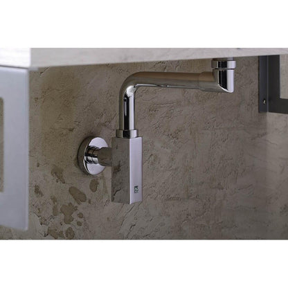 QUASAR Waschtisch-Siphon, Platzsparend, 5/4"-32mm, Chrom