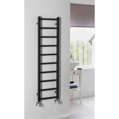 METRO LIGHT Badheizkörper 300x1140 mm, 200W,Schwarz matt
