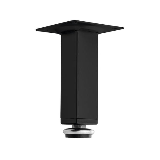 ZOJA Verstellbarer Stützfuß, H.100-110mm, Schwarz matt