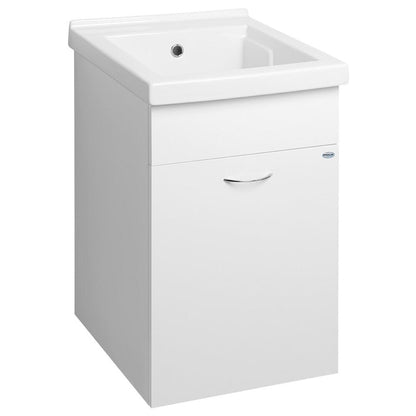 Unterschrank mit Ausgussbecken aus Keramik 45x51cm inklusive Siphon