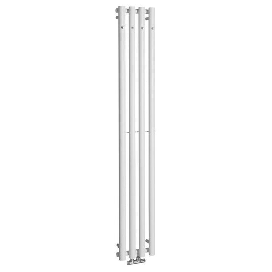 PILON Badheizkörper 270x1800mm, mit 4 Haken, Weiß mat