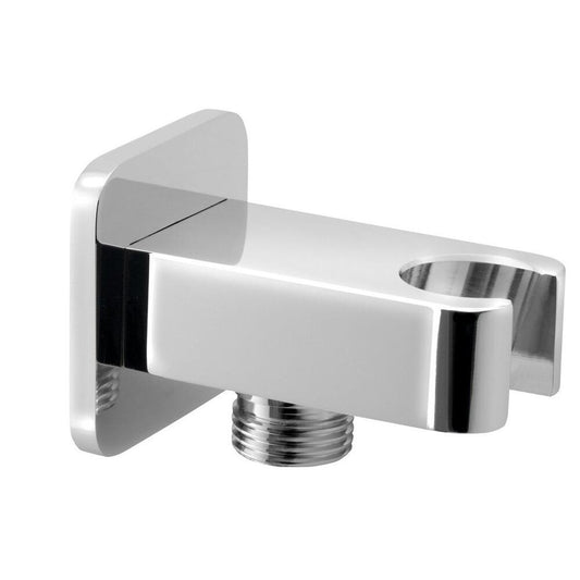 Duschanschluss mit Brausehalter, Chrom