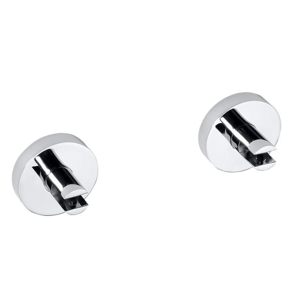 X-ROUND Glasablage halter 8mm, Chrom