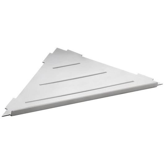 SMART Eckregal für Fliesenmontage, 210x15x210mm, polierter Edelstahl