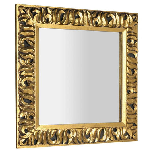 ZEEGRAS Rahmenspiegel, 90x90cm, Gold