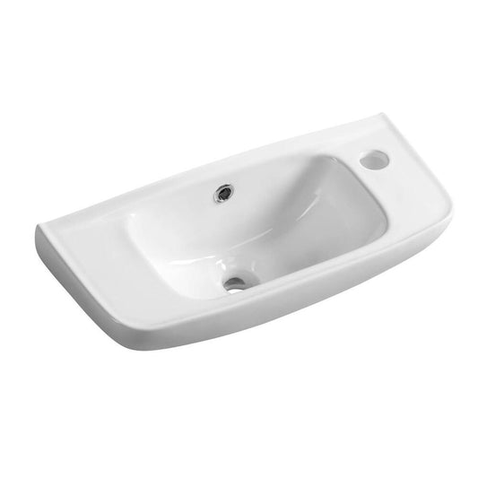 Keramik-Waschtisch 51x22cm, Weiß