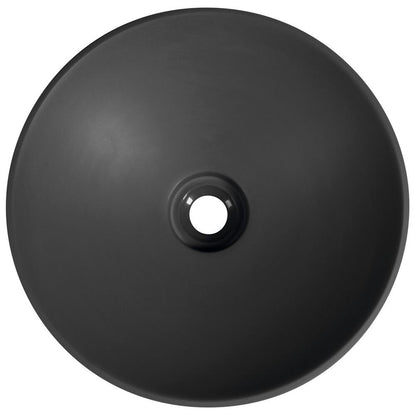 VERTO Einbauwaschtisch, Gussmarmor, Durch. 40,5cm, Anthrazit matt