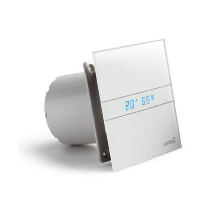 E-100 GTH Automatik Axial-Badlüfter, 4W/8W, Rohrleitung 100mm, Weiß