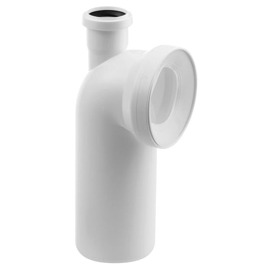 WC-Anschlussbogen 90, mit Anschluss, 110mm