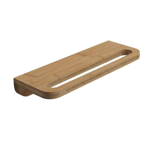 HIMALAYA Ablage mit Handtuchhalter 400x145mm, Bambus