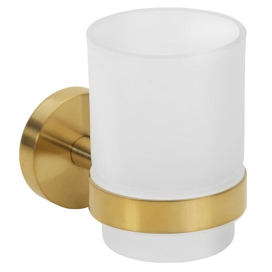 X-ROUND GOLD Hänge-Glas, Milchglas, Gold matt