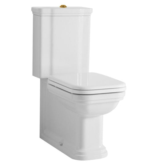 WALDORF WC Kombi, Abgang senkrecht/waagerecht,40x87,5x68cm, weiss-bronze