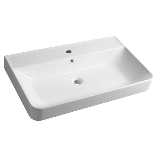 GALI Keramik-Waschbecken 80x48cm, weiss