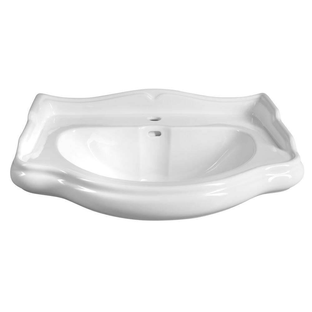 RETRO Keramik-Waschtisch 73x54cm, weiß