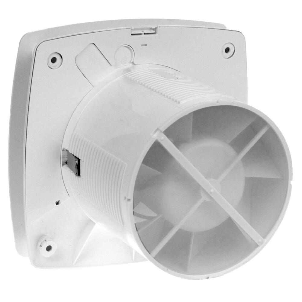 X-MART 10 Axial-Badlüfter, 15W, Rohrleitung 100mm, weiß