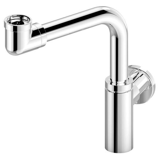 Waschtisch-Siphon, Platzsparend, 5/4"-32mm, Chrom