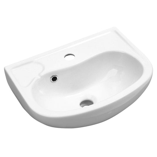 Keramik Waschbecken 45x35cm, Weiß