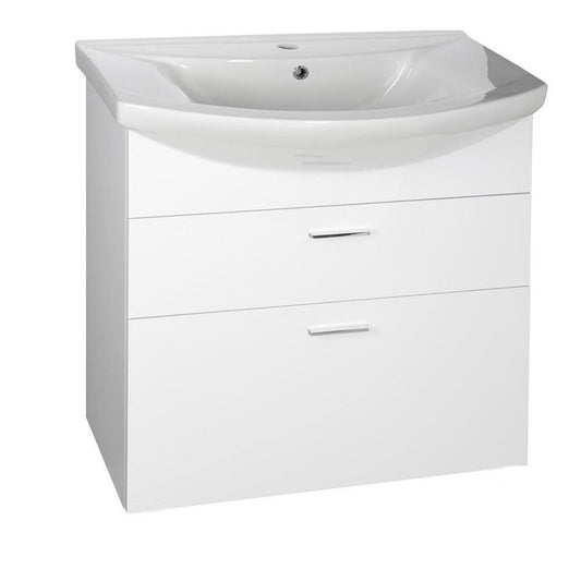 ZOJA Unterschrank mit Schubladen 71,5x74x34 cm, weiß