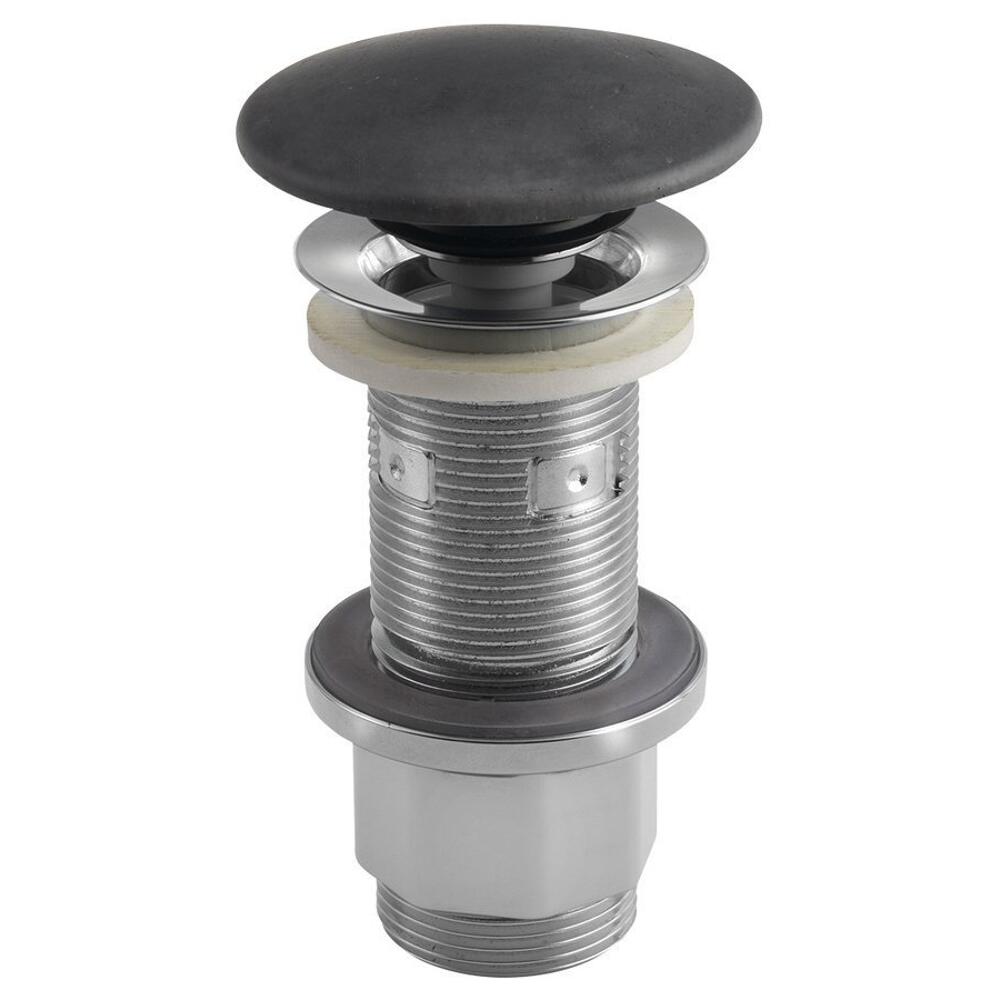 Waschbecken-Ablaufgarnitur 5/4", klick-klack, Beton-Stopfen, 10-80mm, Anthrazit matt