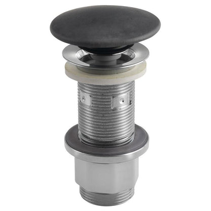 Waschbecken-Ablaufgarnitur 5/4", klick-klack, Beton-Stopfen, 10-80mm, Anthrazit matt