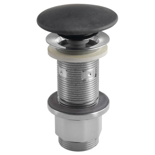 Waschbecken-Ablaufgarnitur 5/4", klick-klack, Beton-Stopfen, 10-80mm, Anthrazit matt