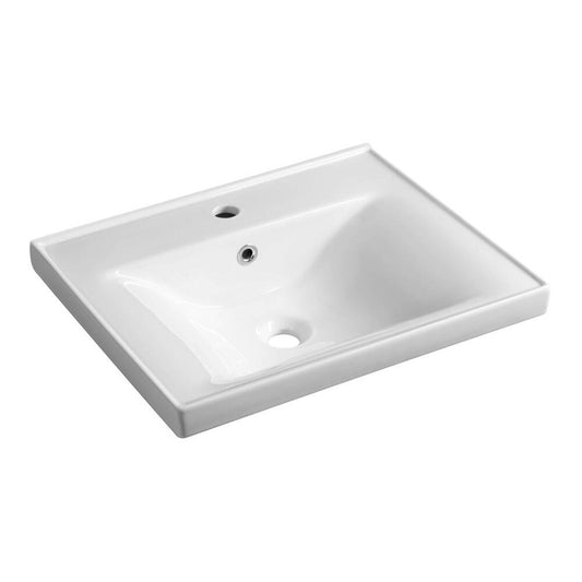 SAVA 55 Keramik-Waschtisch 55x46cm, weiss