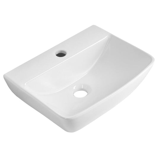 STOLZ Keramik Waschtisch 41x30cm, Weiß