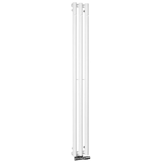PILON Badheizkörper 196x1800mm, mit 3 Haken,400W Weiß matt
