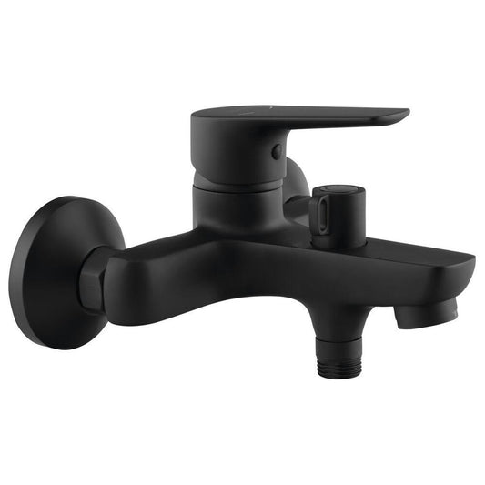 LOTTA Badewannen-Wandarmatur, Abstand 150mm, Schwarz matt