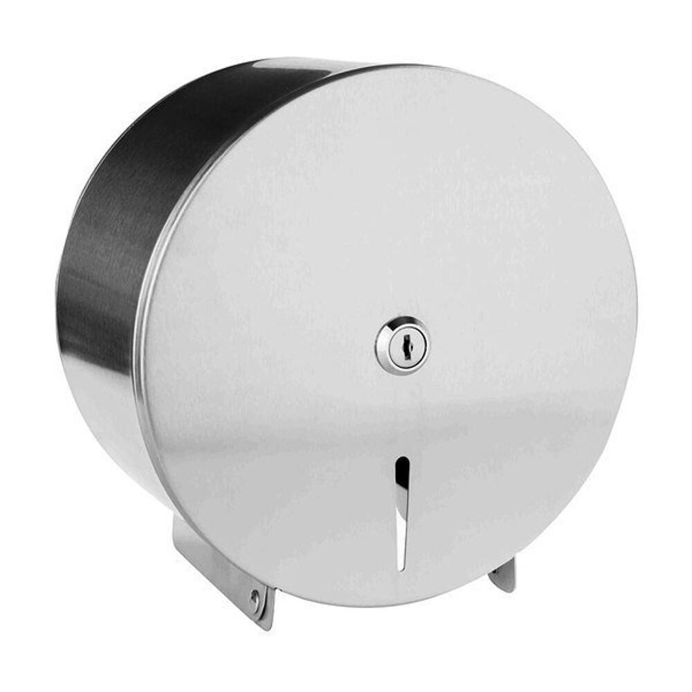 Toilettenpapierspender Spender bis durch. 19cm, 205x210x115mm, Edelstahl matt
