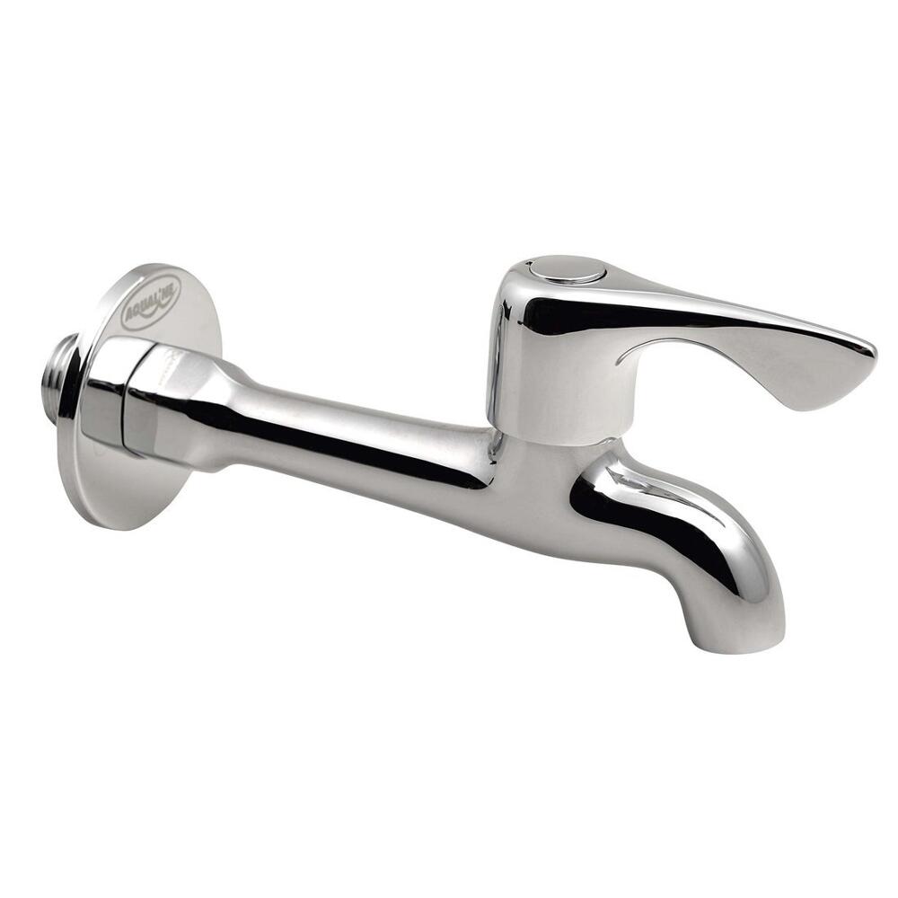 Wandventil 1/2", lang, Chrom