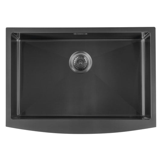 ZENITH Edelstahlspüle 70x50cm, Gun metal