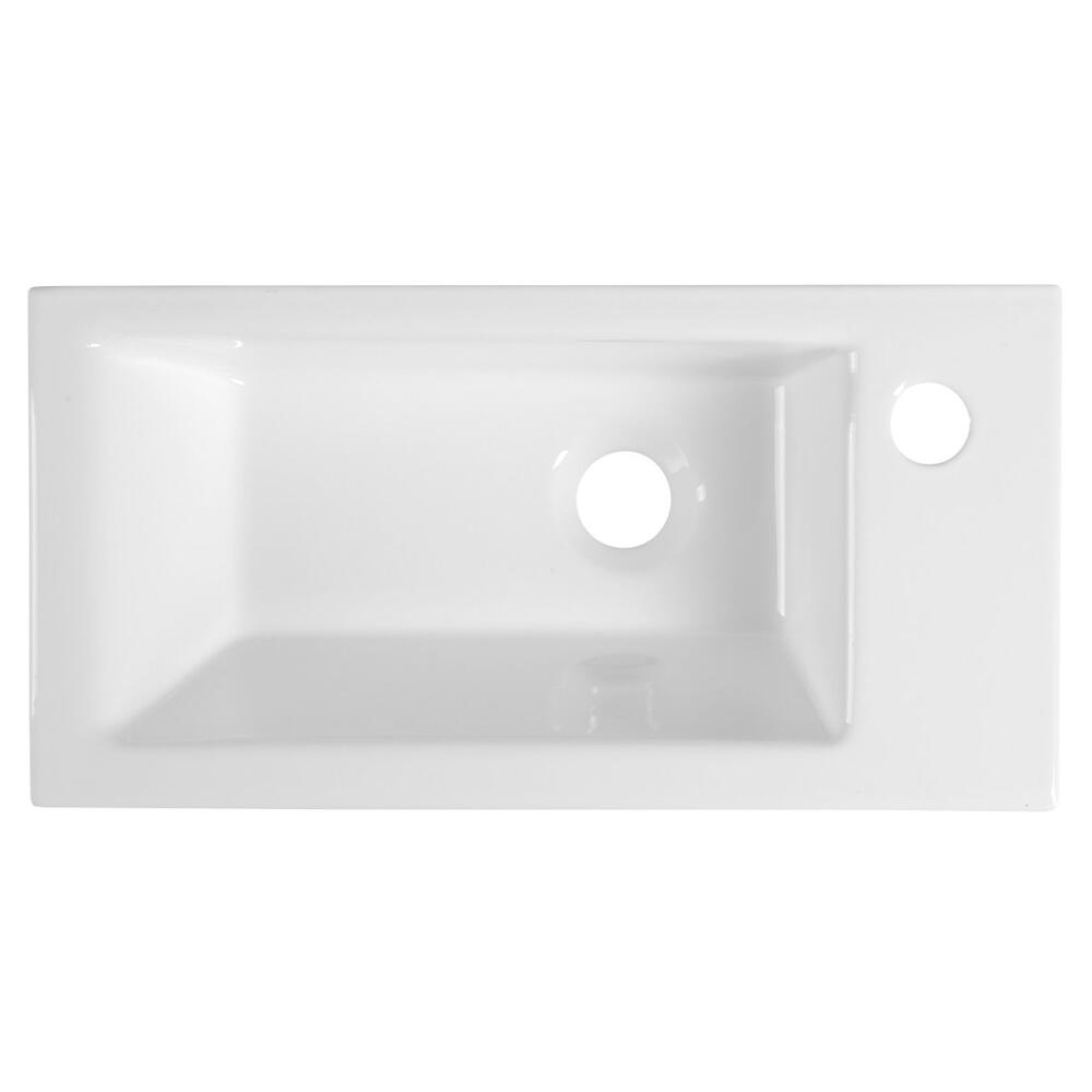 ZUNO 50 Keramik-Waschtisch 50x25cm, weiss