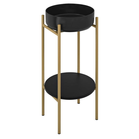 PUNO Konsole mit Waschbecken 375x870x448xmm, Gold matt