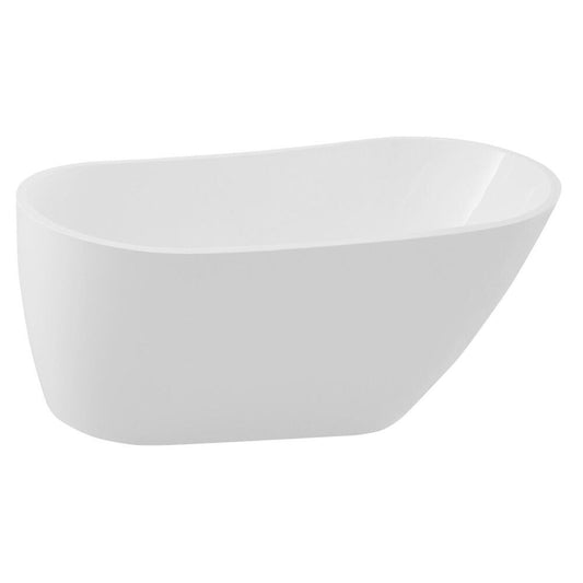 TISA Freistehende Badewanne 150x75cm, weiß