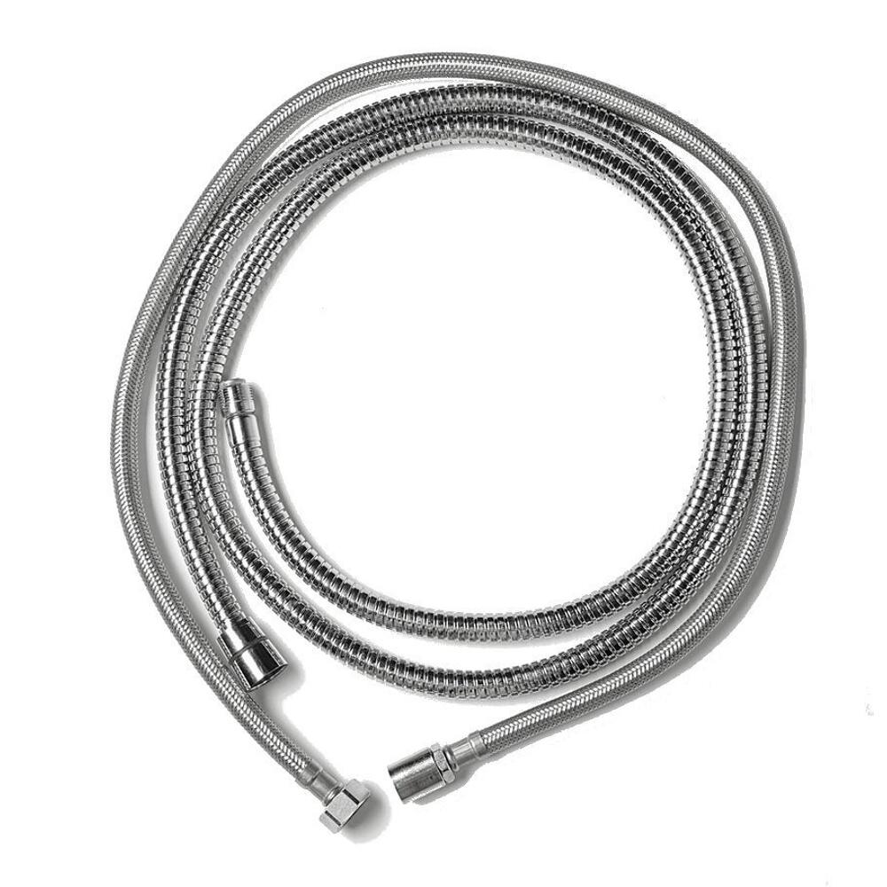 SET Schlauch-Set für Wannenrandarmaturen, F1/2"- F1/2",275cm, Chrom