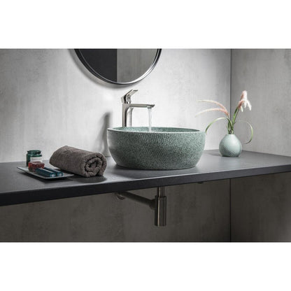 PRIORI Keramik-Waschtisch Durchmesser 42 cm, grun