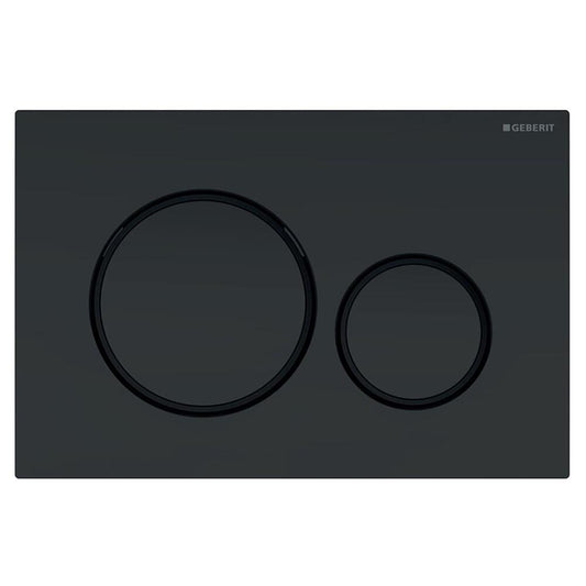 GEBERIT SIGMA20 Betätigungsplatte für 2-Mengen-Spülung, Easy-to clean/schwarz matt