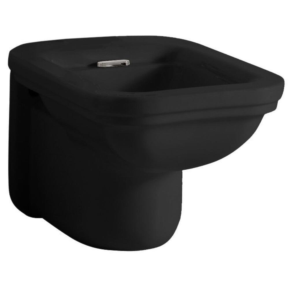 WALDORF Hänge-Bidet 37x55cm, schwarz matt